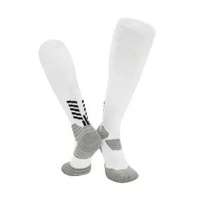 3 Pack Men's Thick Football Socks White