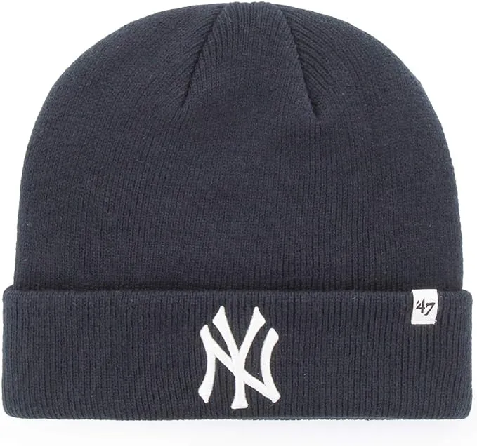 47 New York Yankees Beanie Hat - MLB NY Cuffed Winter Knit Cap