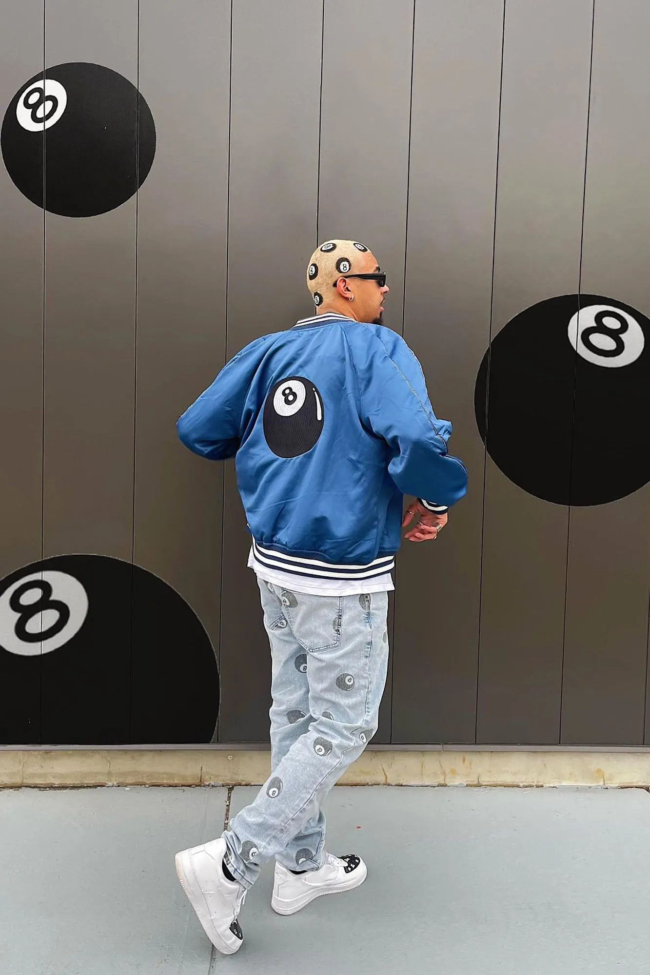 8 Ball Souvenir Jacket - Navy