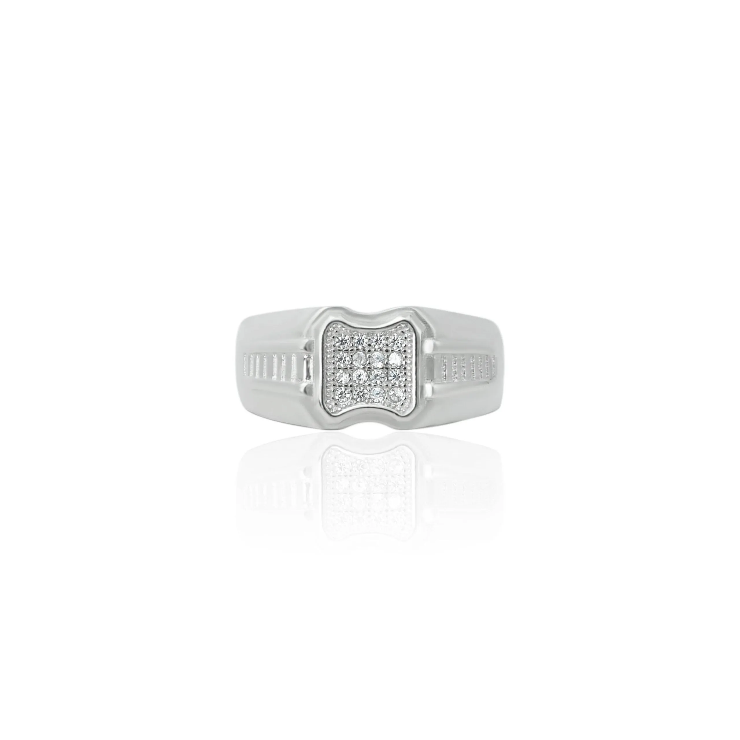 925 Silver Charismatic Statement Ring for Men