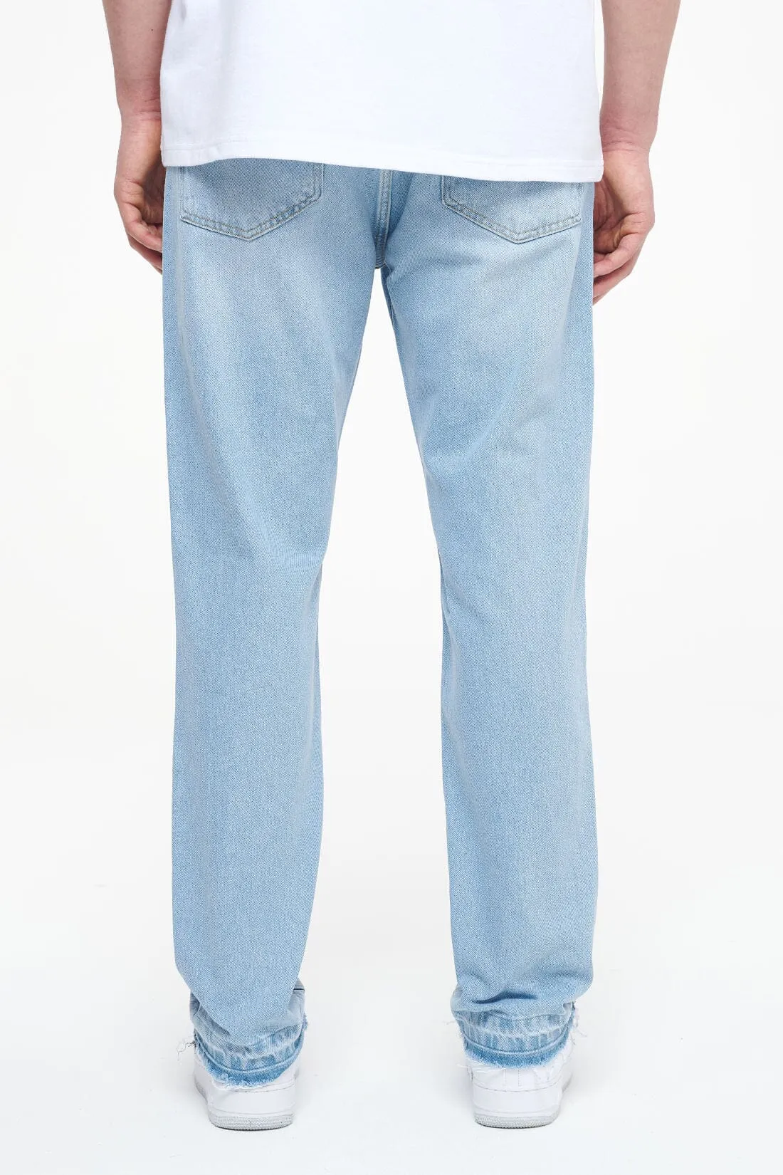 Abott Wide Jeans Washed Blue