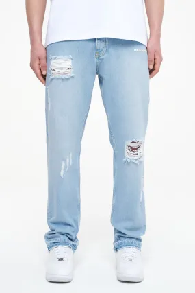 Abott Wide Jeans Washed Blue