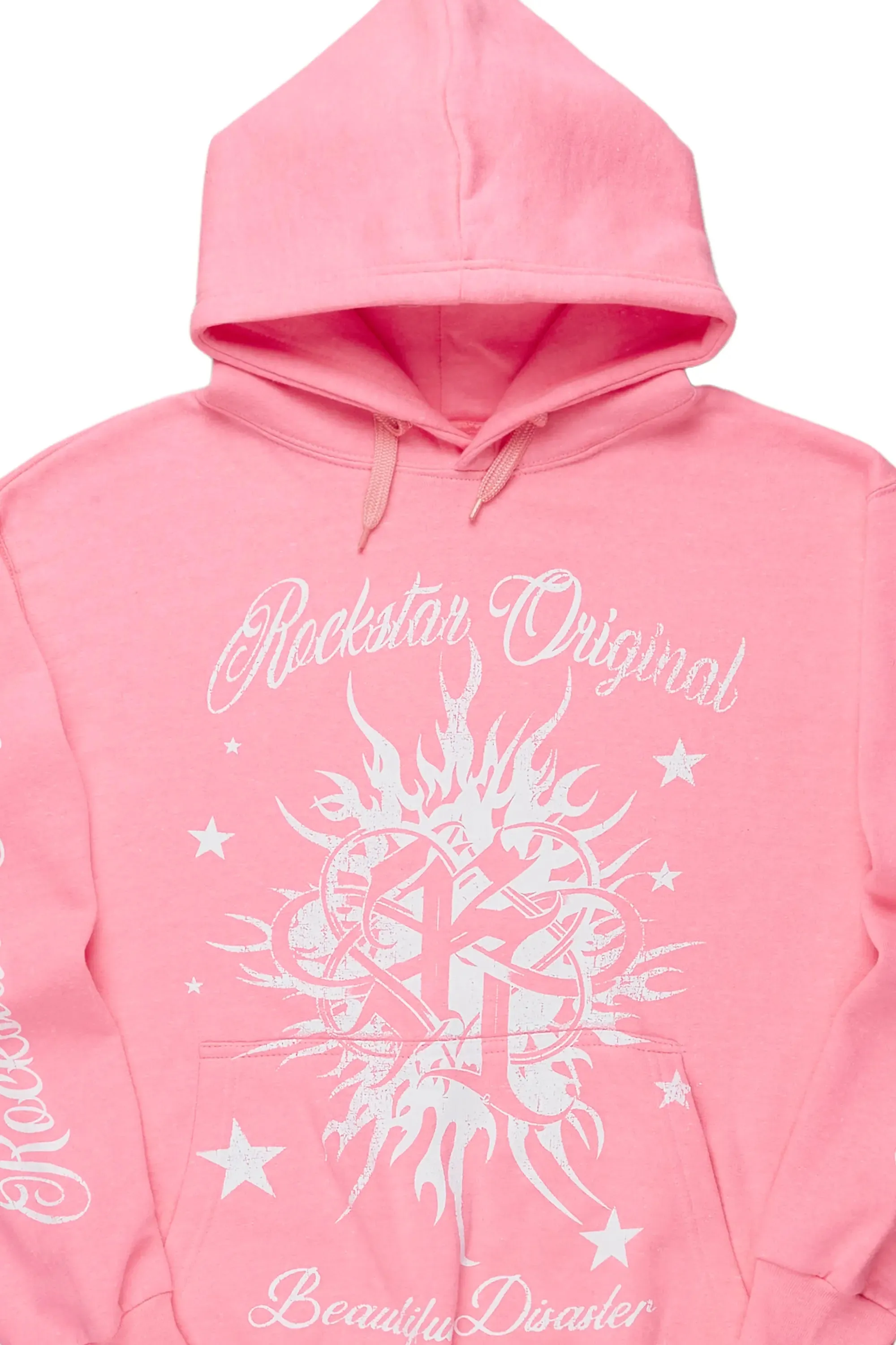 Adal Pink Graphic Hoodie