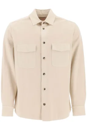 Agnona cotton & cashmere shirt