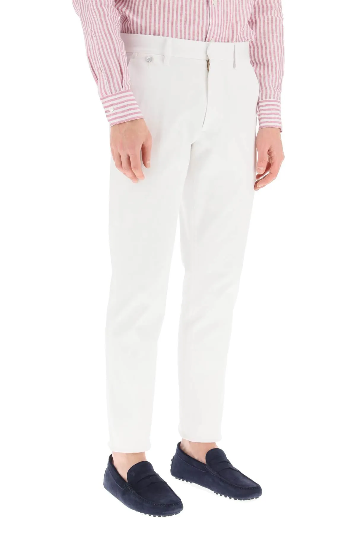 Agnona cotton chino pants