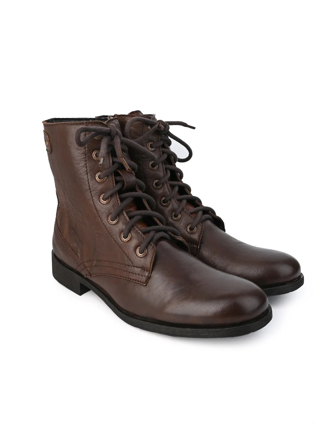 Alberto Torresi Barcus Brown Ankle Boots