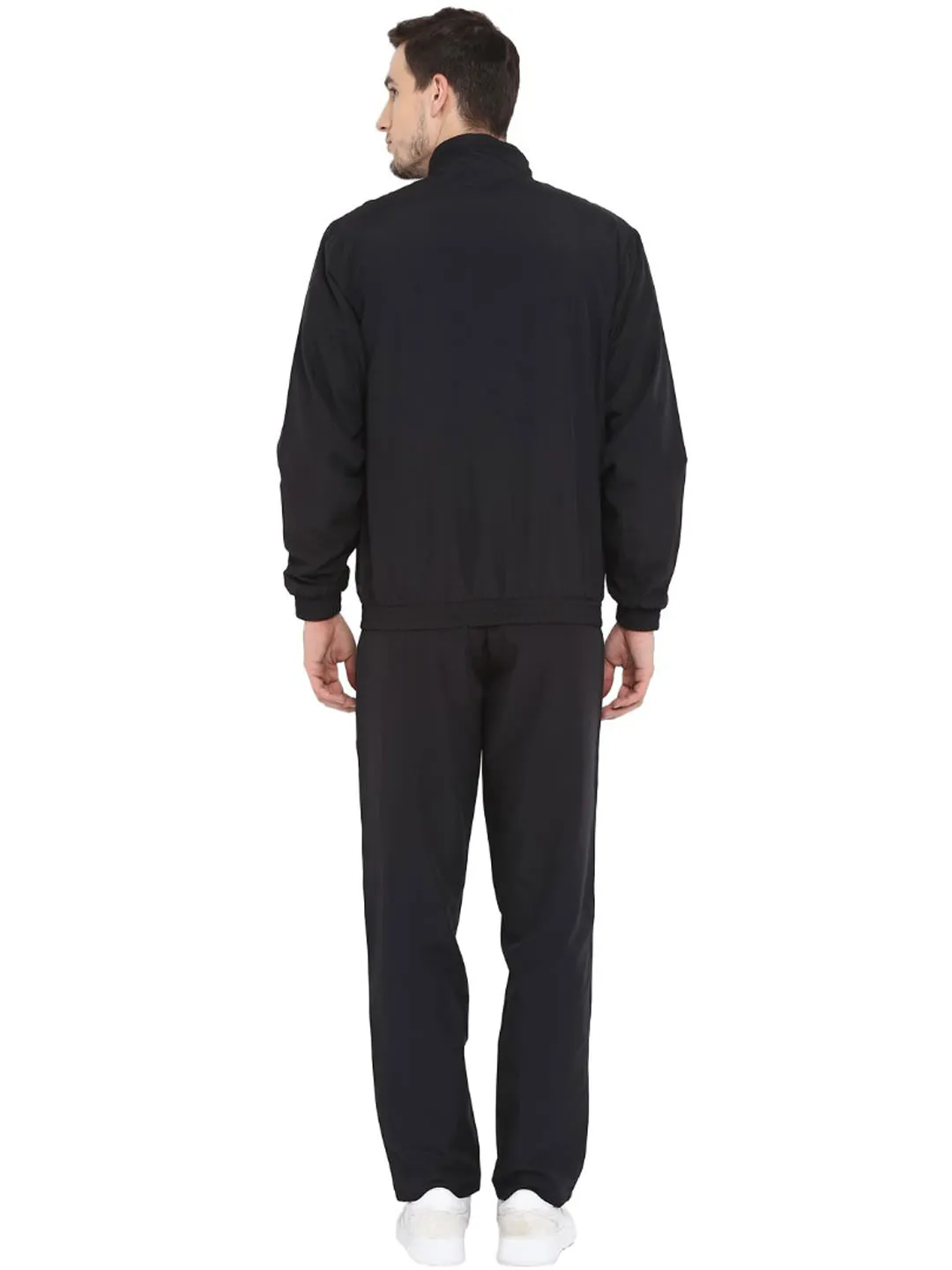 Alcis Men Black Solid Tracksuit