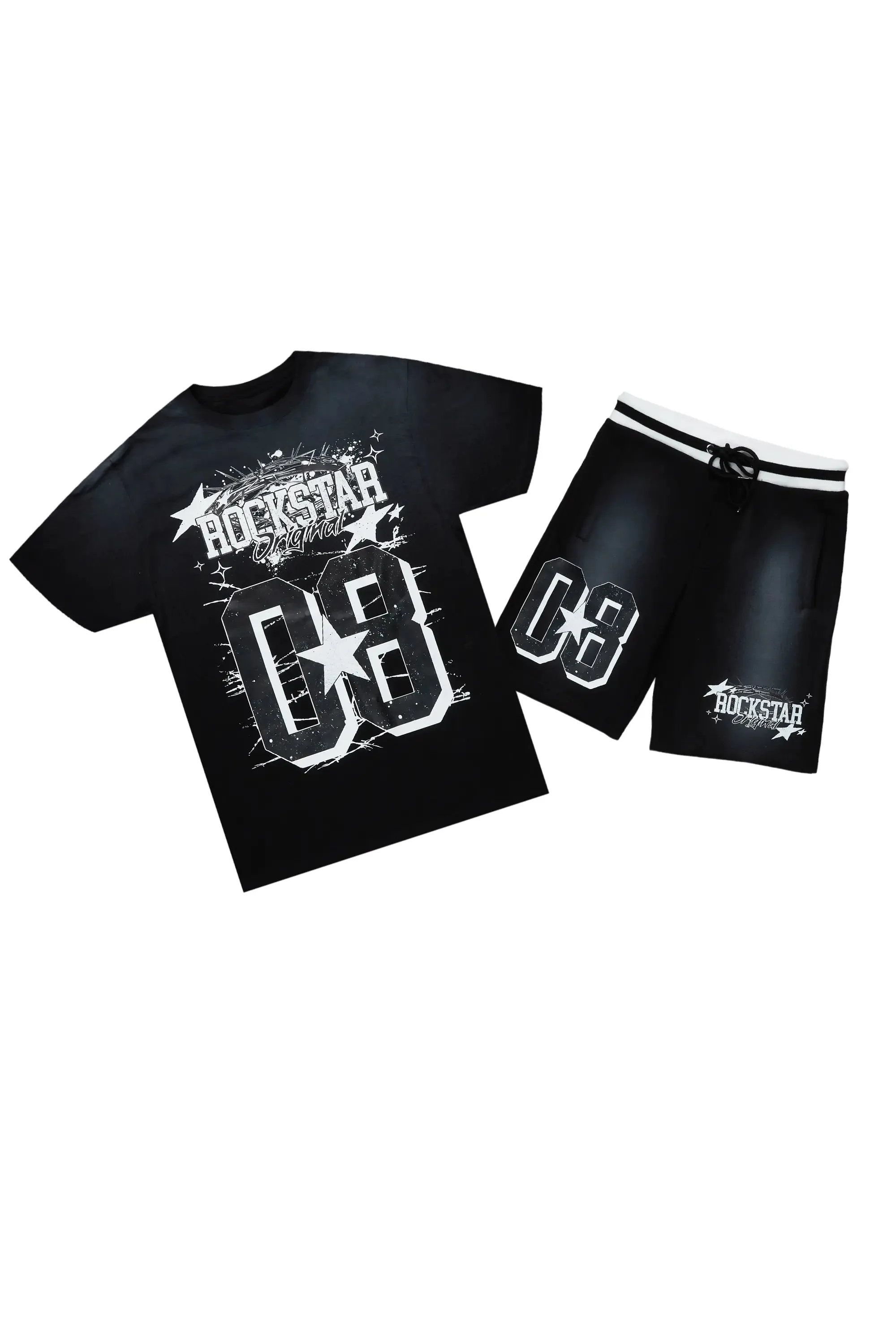 Allstar Black T-Shirt Short Set