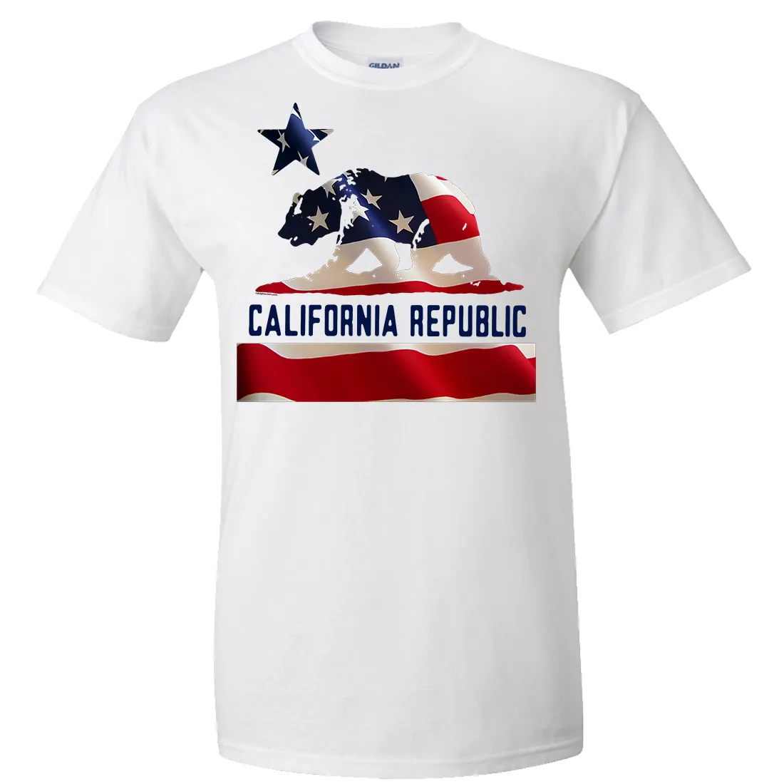 American Bear Flag Asst Colors T-shirt/tee