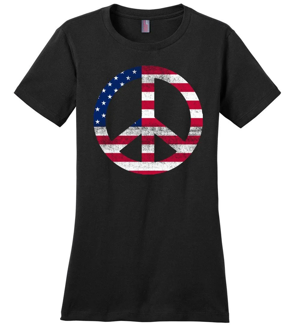 American Peace Sign T-shirts