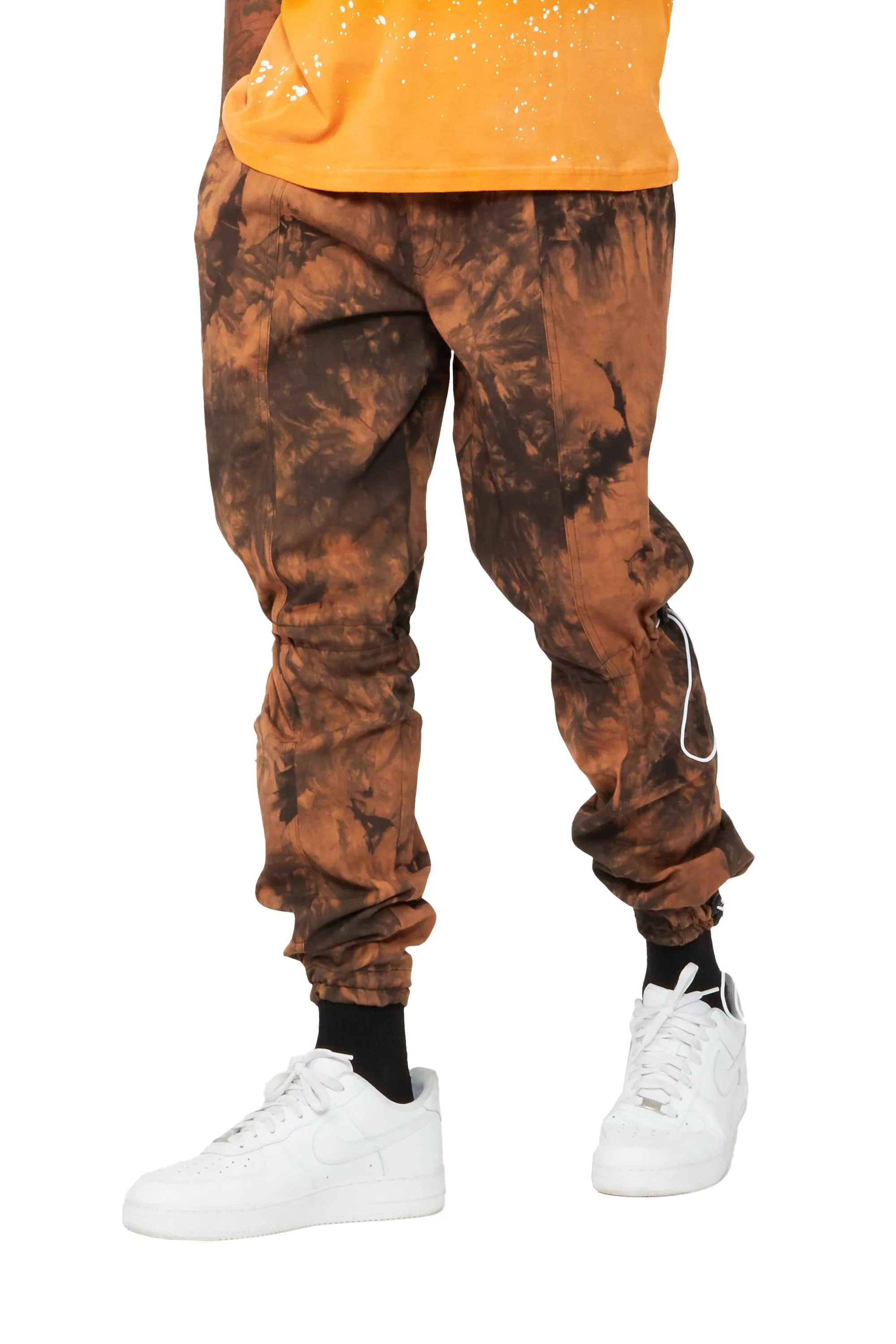 Archer Brown Tie Dye Jogger