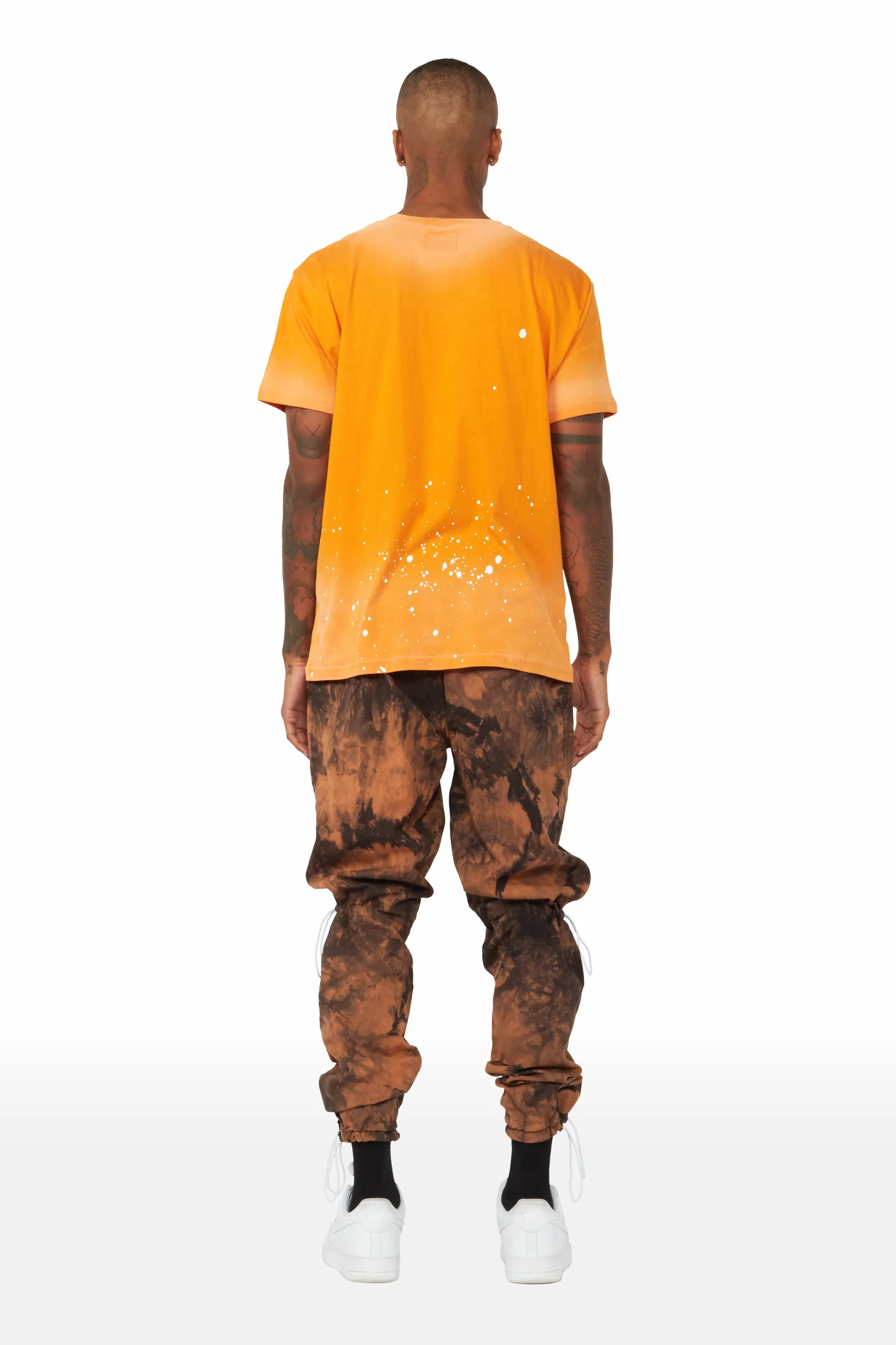 Archer Brown Tie Dye Jogger