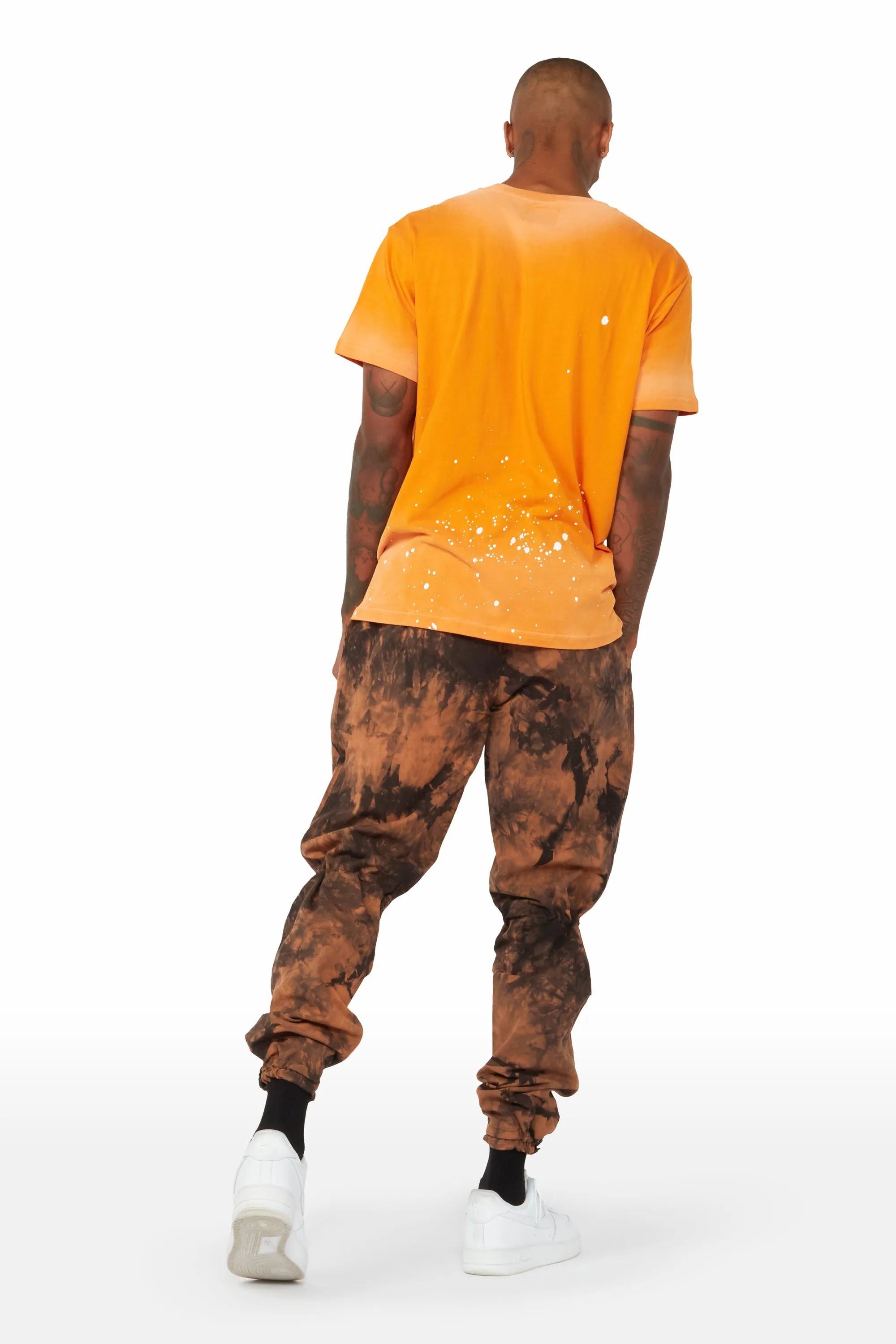 Archer Brown Tie Dye Jogger