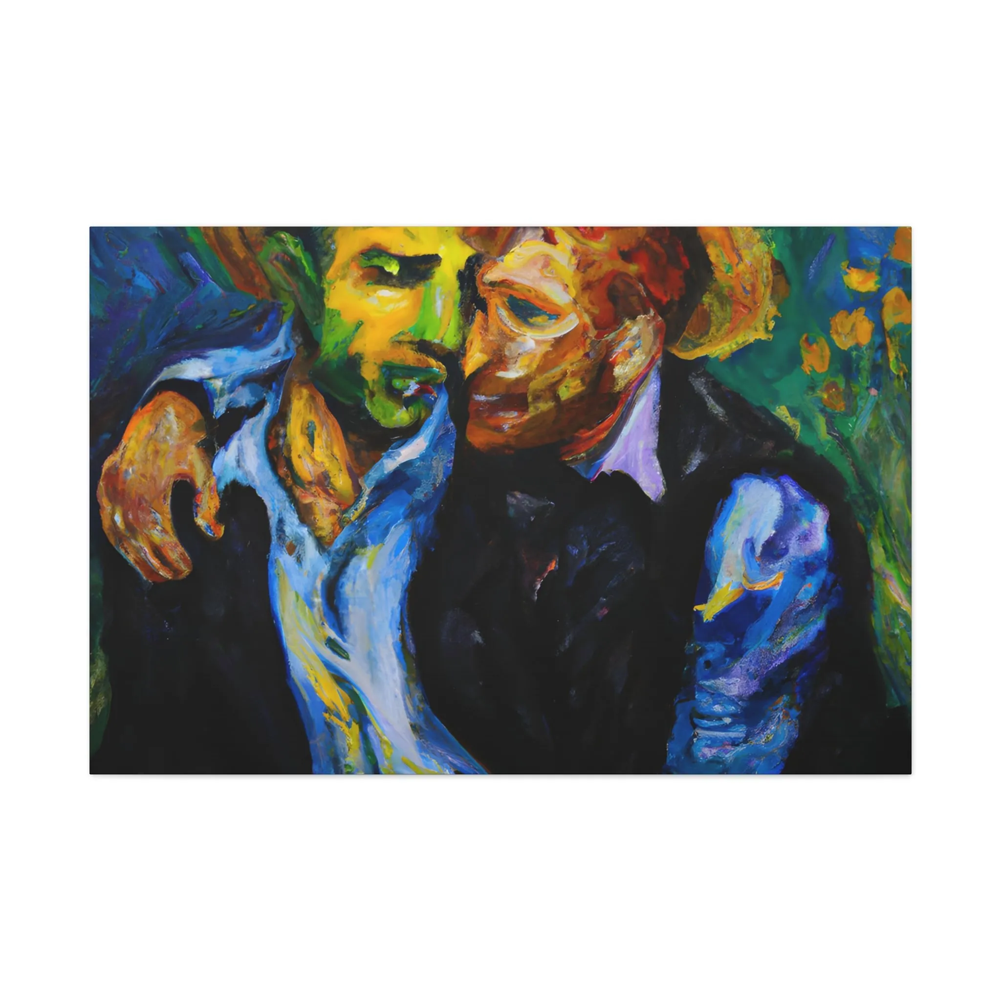 AuroraGlow - Gay Couple Wall Art