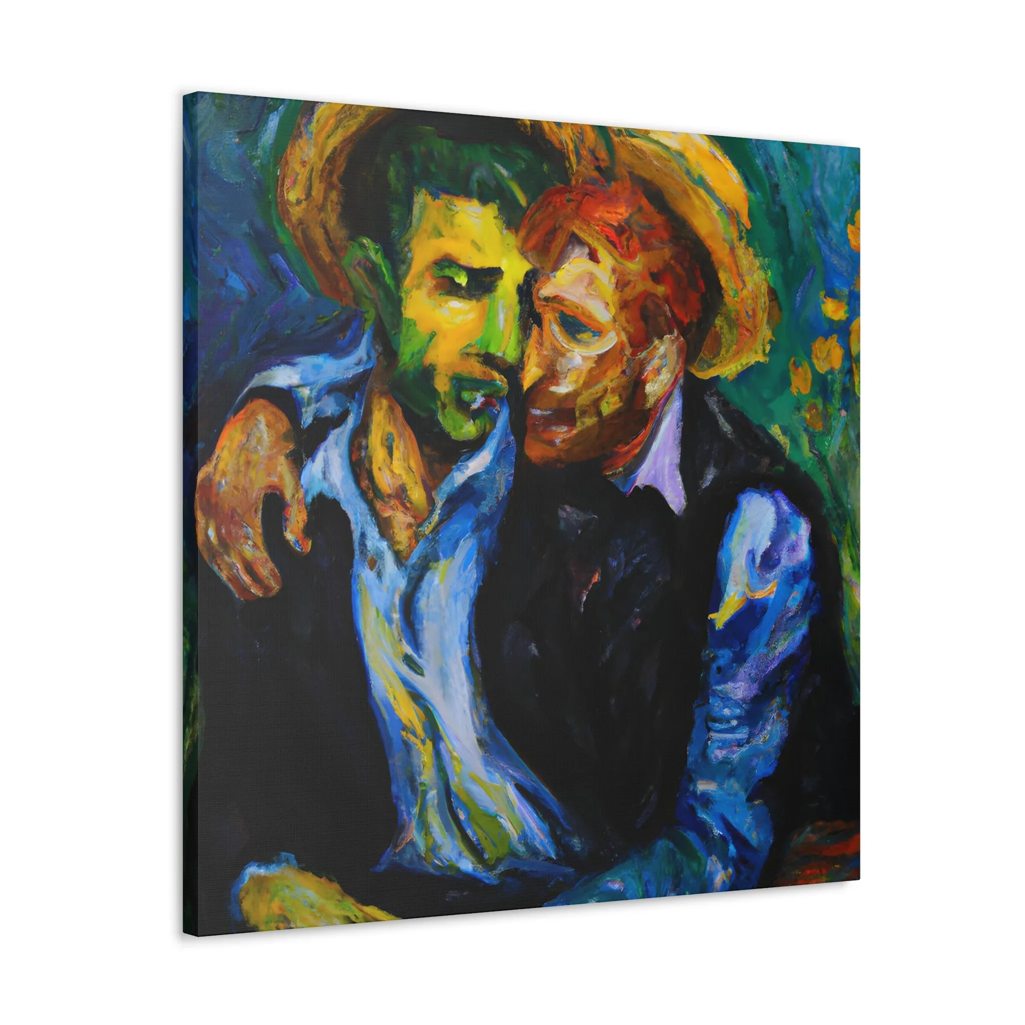 AuroraGlow - Gay Couple Wall Art