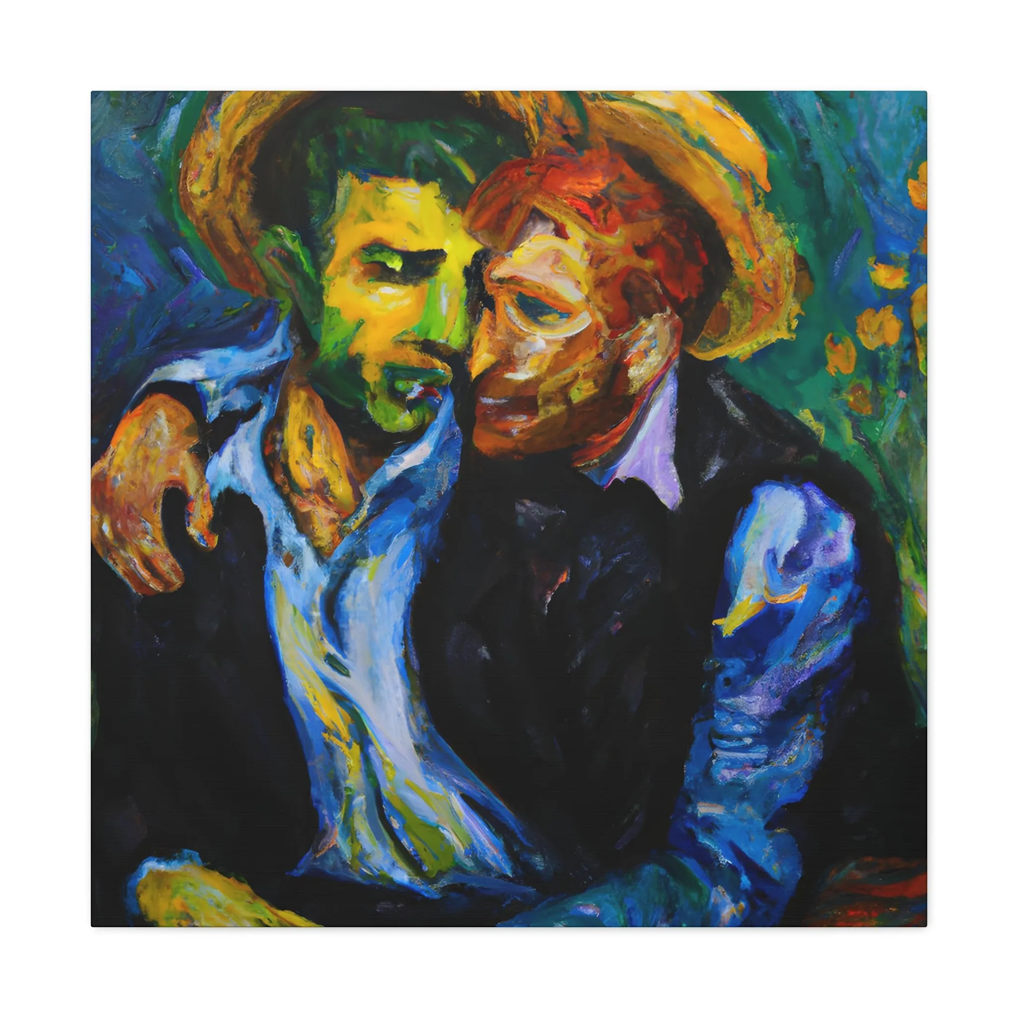 AuroraGlow - Gay Couple Wall Art