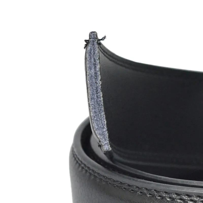 Automatic buckle men belts fashion business belt luxury men leather