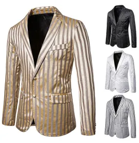 Autumn men two buckles suits blazer Jacket