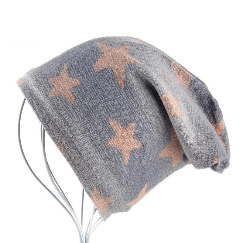 Autumn Winter Fashion Bone Knitted Leisure Beanie Hat for Men