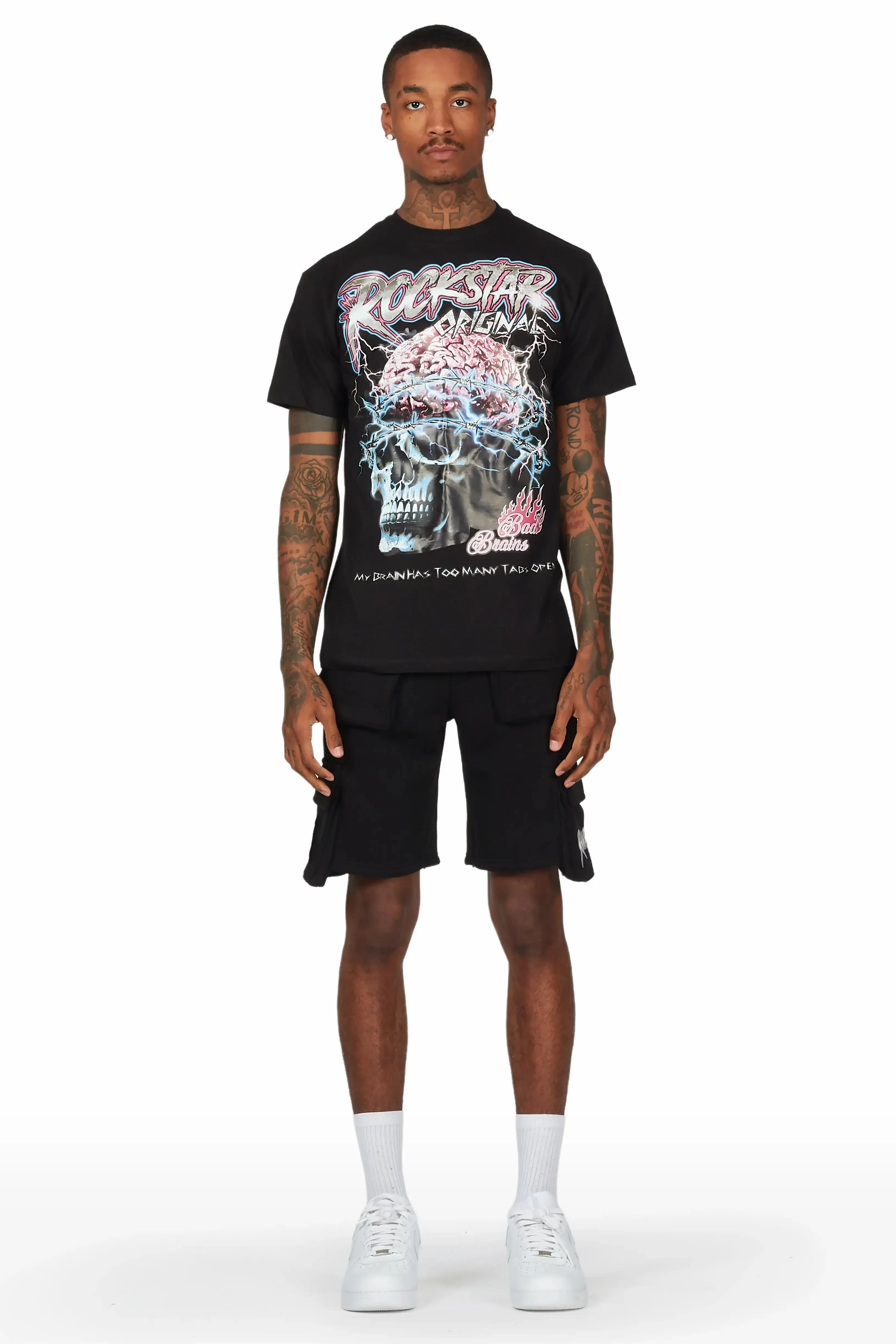 Bad Brains Black T-Shirt Short Set