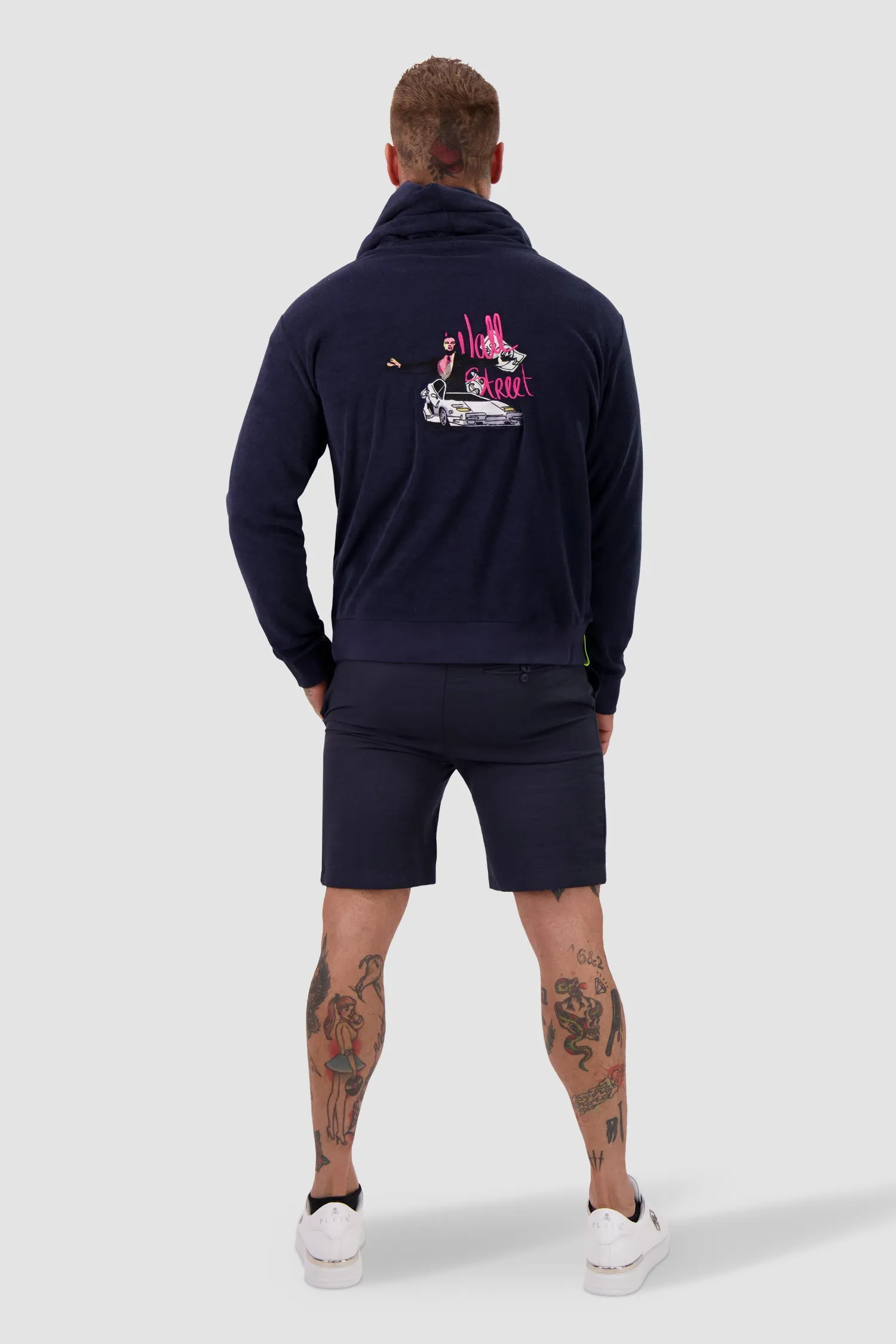 Bain de Mer Navy The Wall Street Hoodie