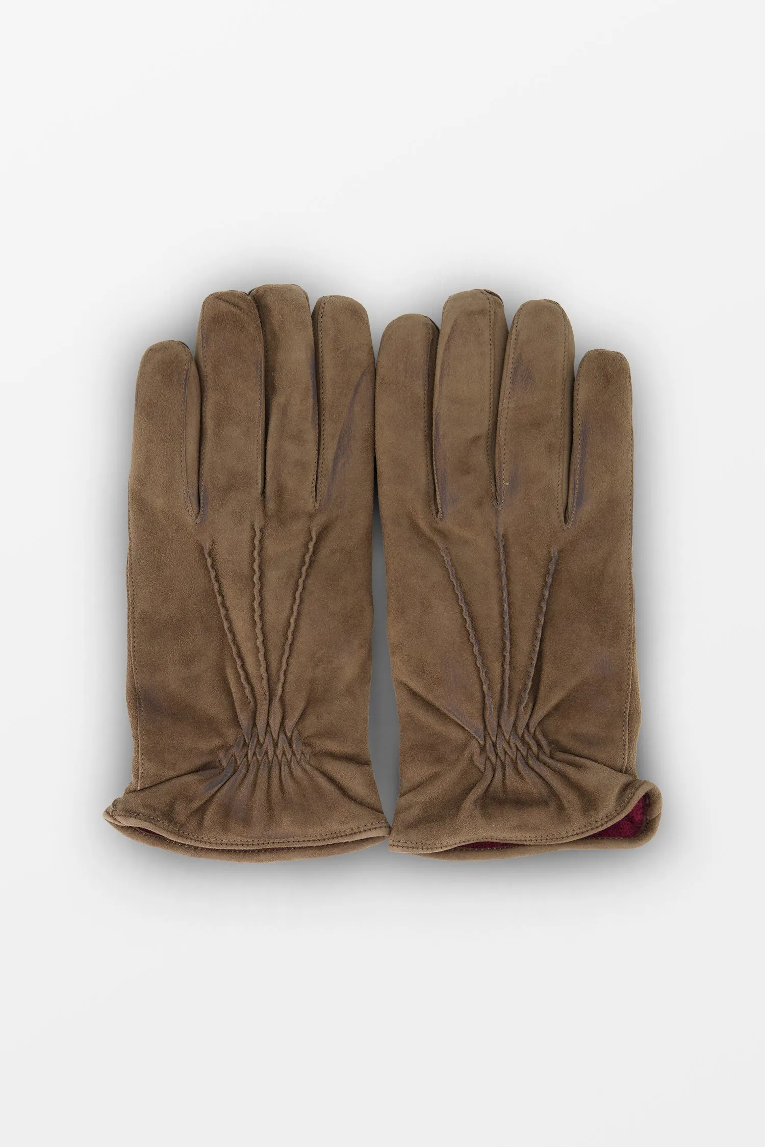 Barba Napoli Dark Brown Leather Gloves