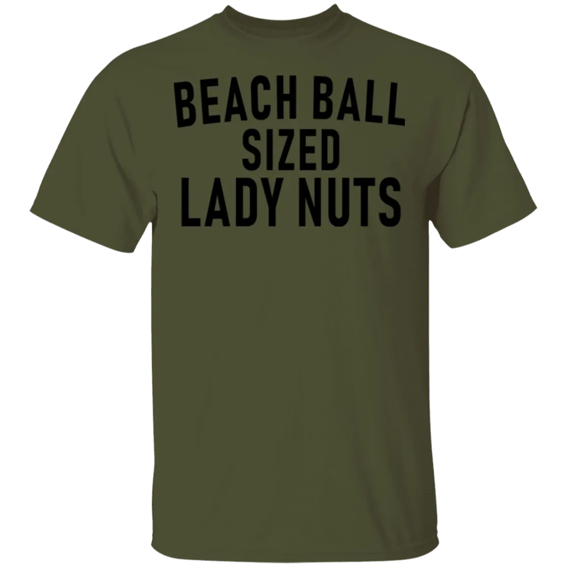 Beach Ball SIzed Lady Nuts T-Shirt