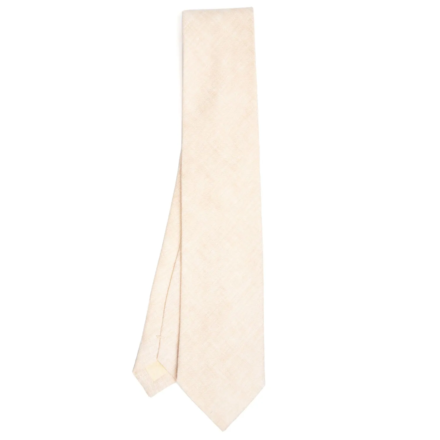 BEIGE SARTORIAL LINEN TIE