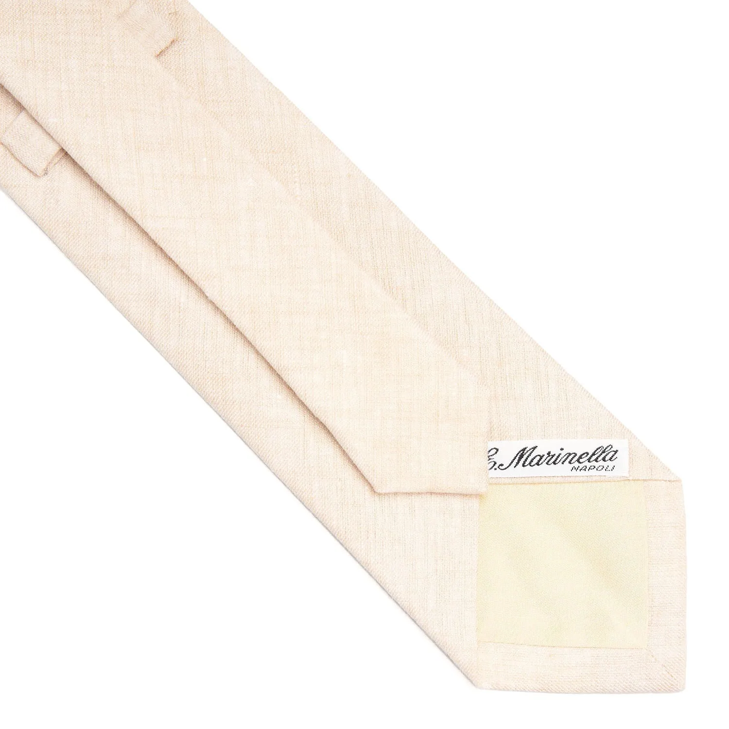 BEIGE SARTORIAL LINEN TIE