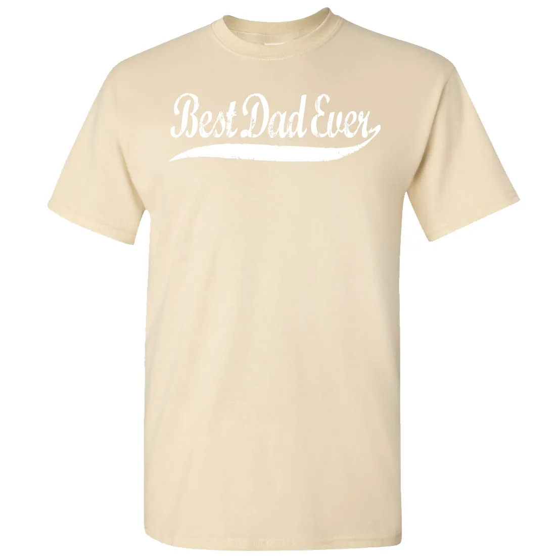 Best Dad Ever White Print Asst Colors T-shirt/tee