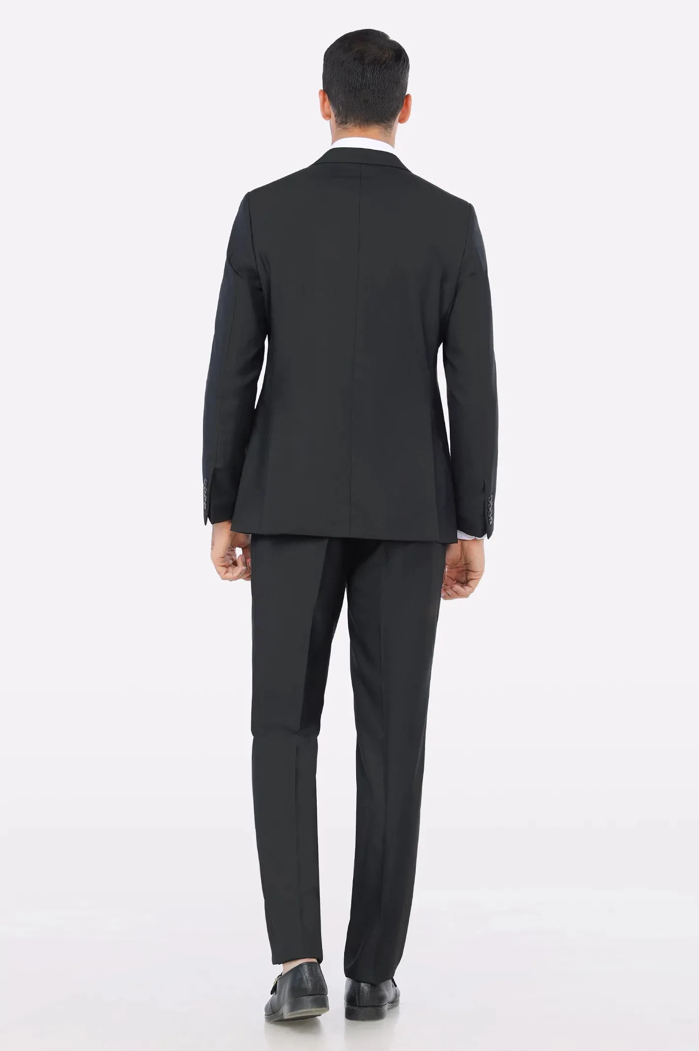 Black 2PC Men Suiting