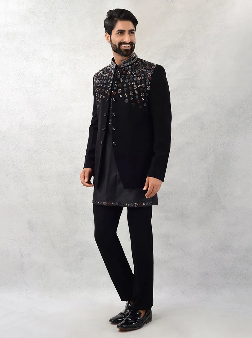 Black Jodhpuri Suit | TULA