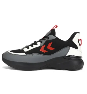 Blaze Men Lace Up Sports Black/Red Shoe