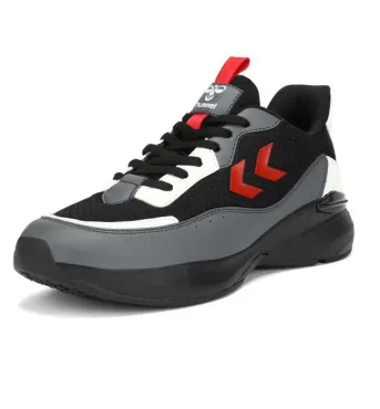 Blaze Men Lace Up Sports Black/Red Shoe