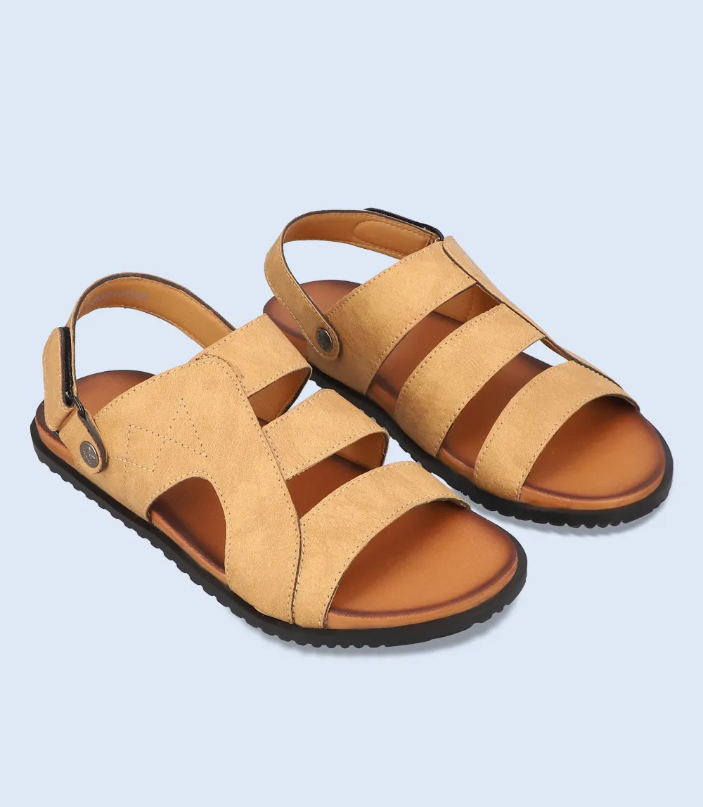 BM4837-BEIGE-Men Sandals