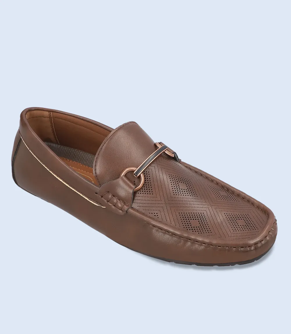 BM5142-COFFEE-Men Loafers