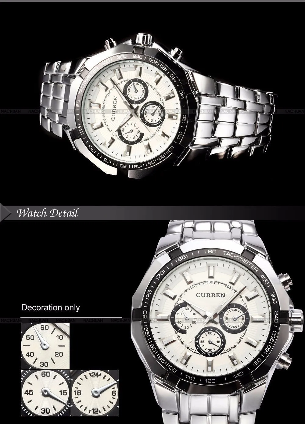 Brand Fashion Men's Military Casual Sport Watch waterproof