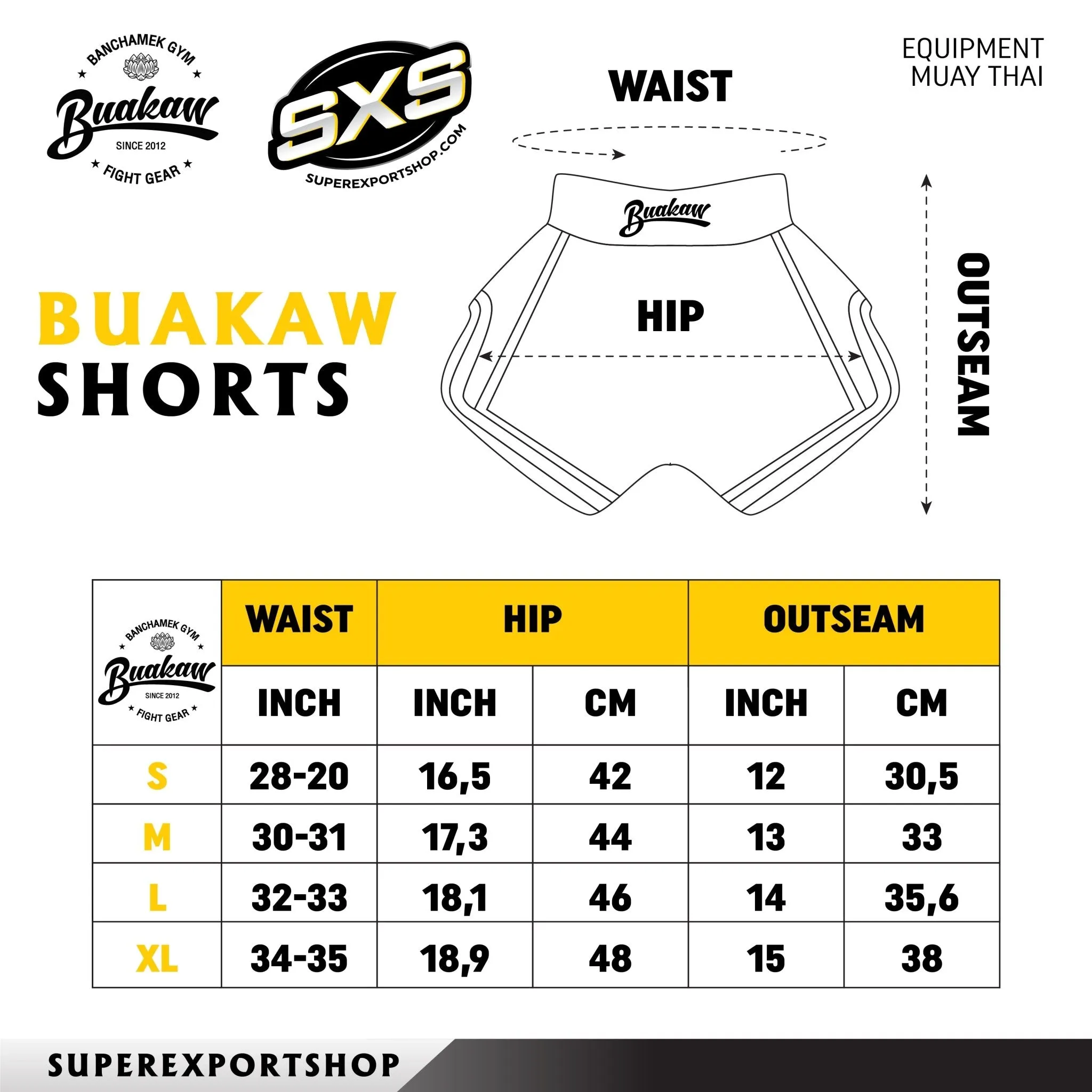 Buakaw Shorts BFG2-1 BLACK GOLD