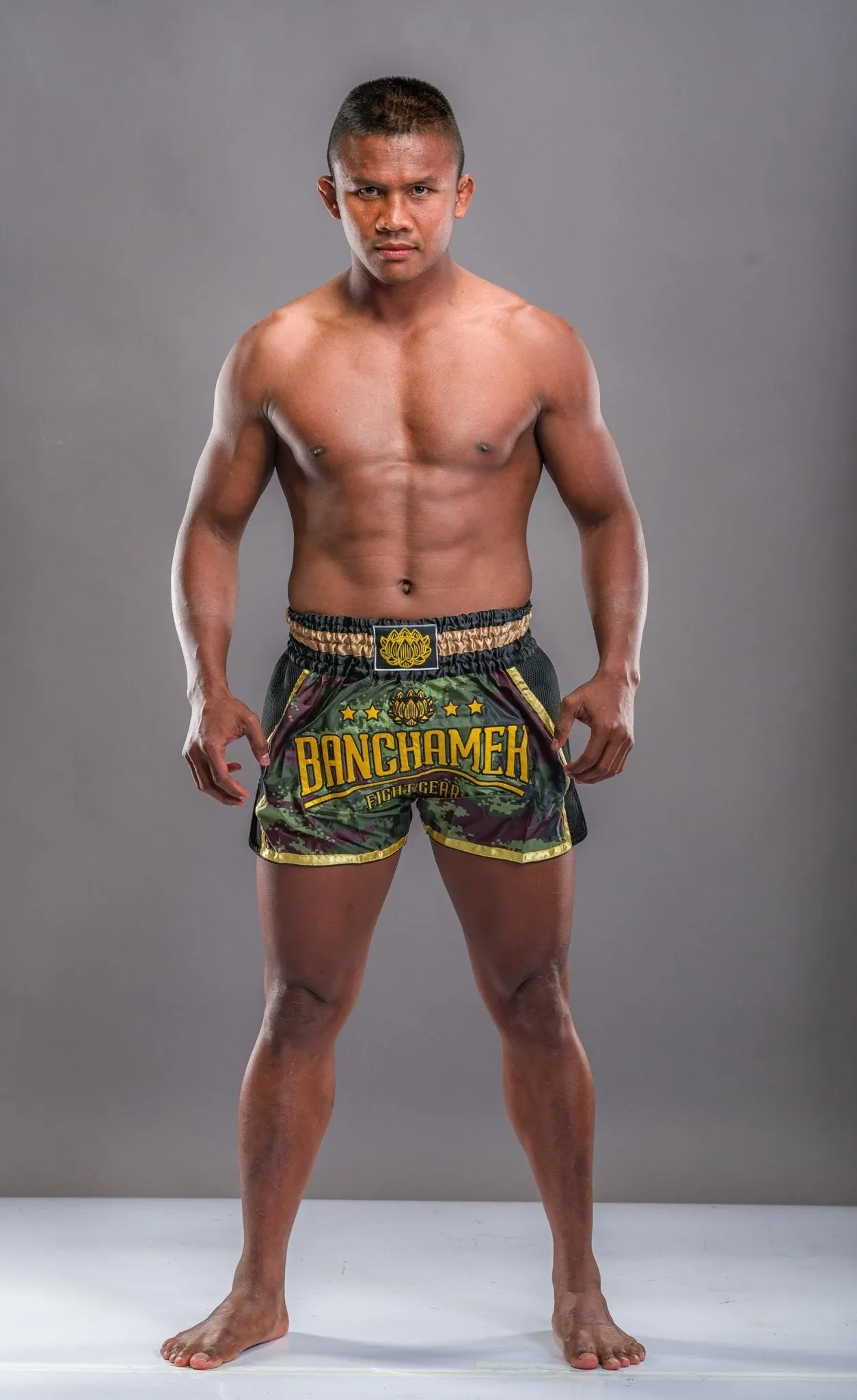 Buakaw Shorts BFG5-1 CAMO BLACK GOLD