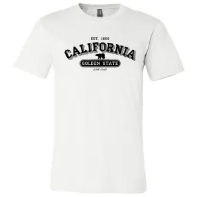 California Golden State 1850 Asst Colors Mens Lightweight Fitted T-Shirt/tee