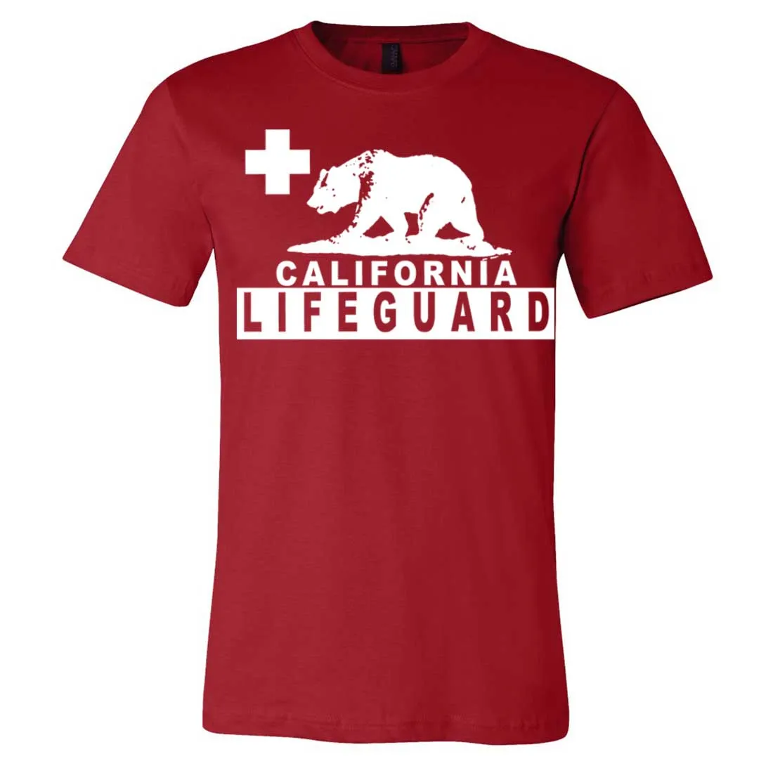 California Lifeguard Asst Colors Mens Fitted T-Shirt/tee