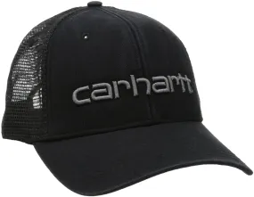 Canvas Mesh-Back Logo Graphic Cap