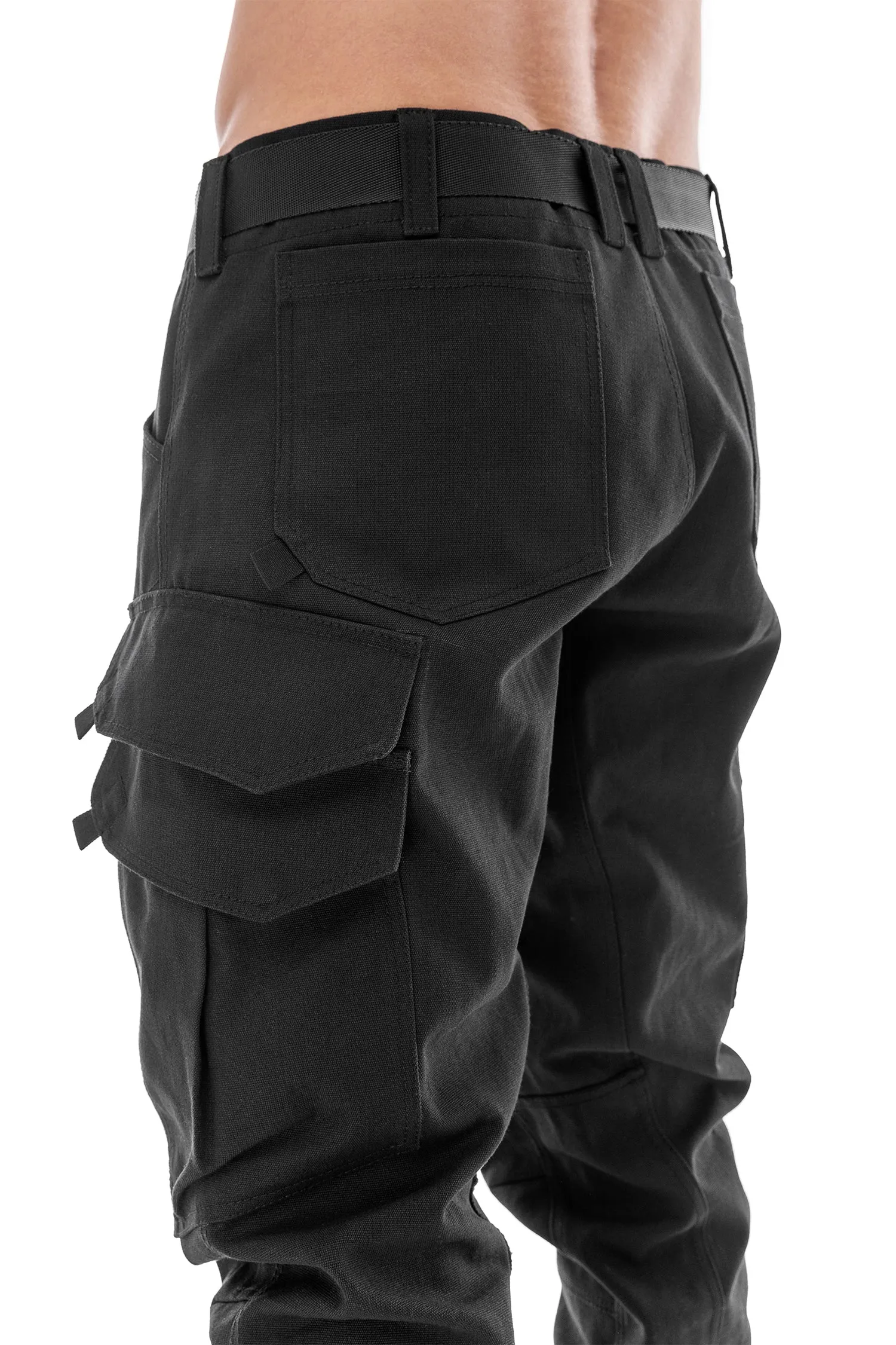 Cargo drop crotch harem pants