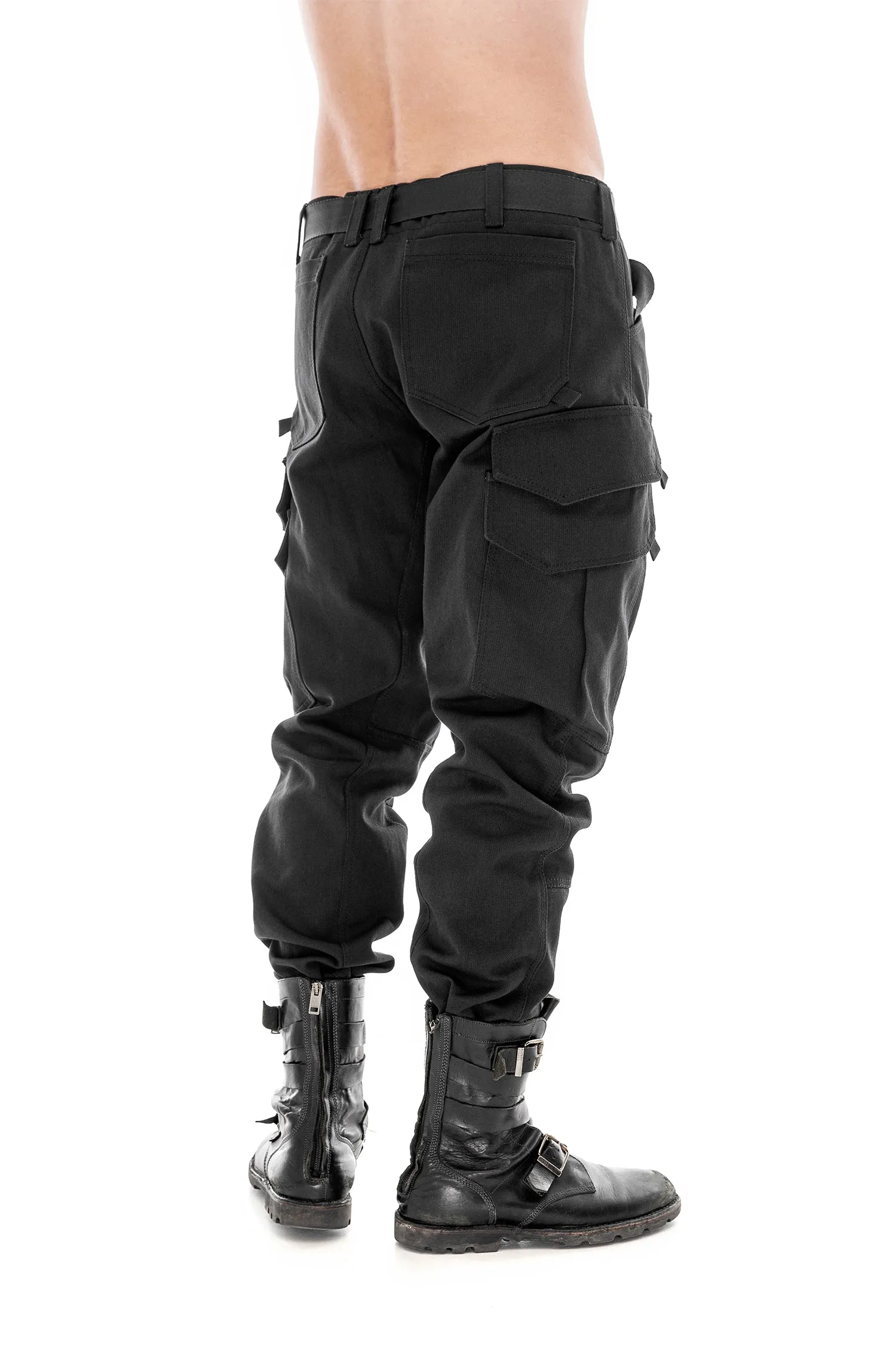 Cargo drop crotch harem pants