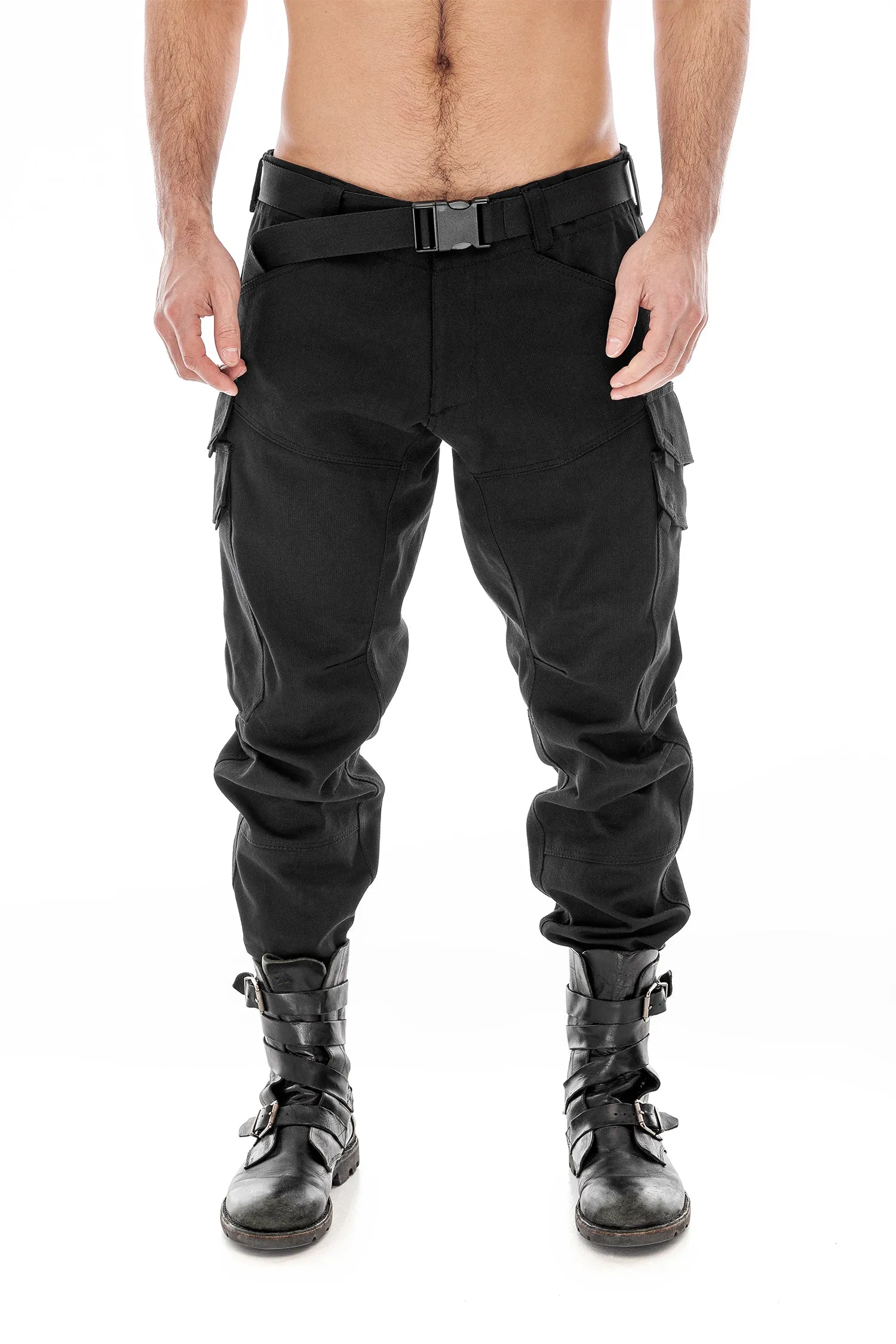 Cargo drop crotch harem pants