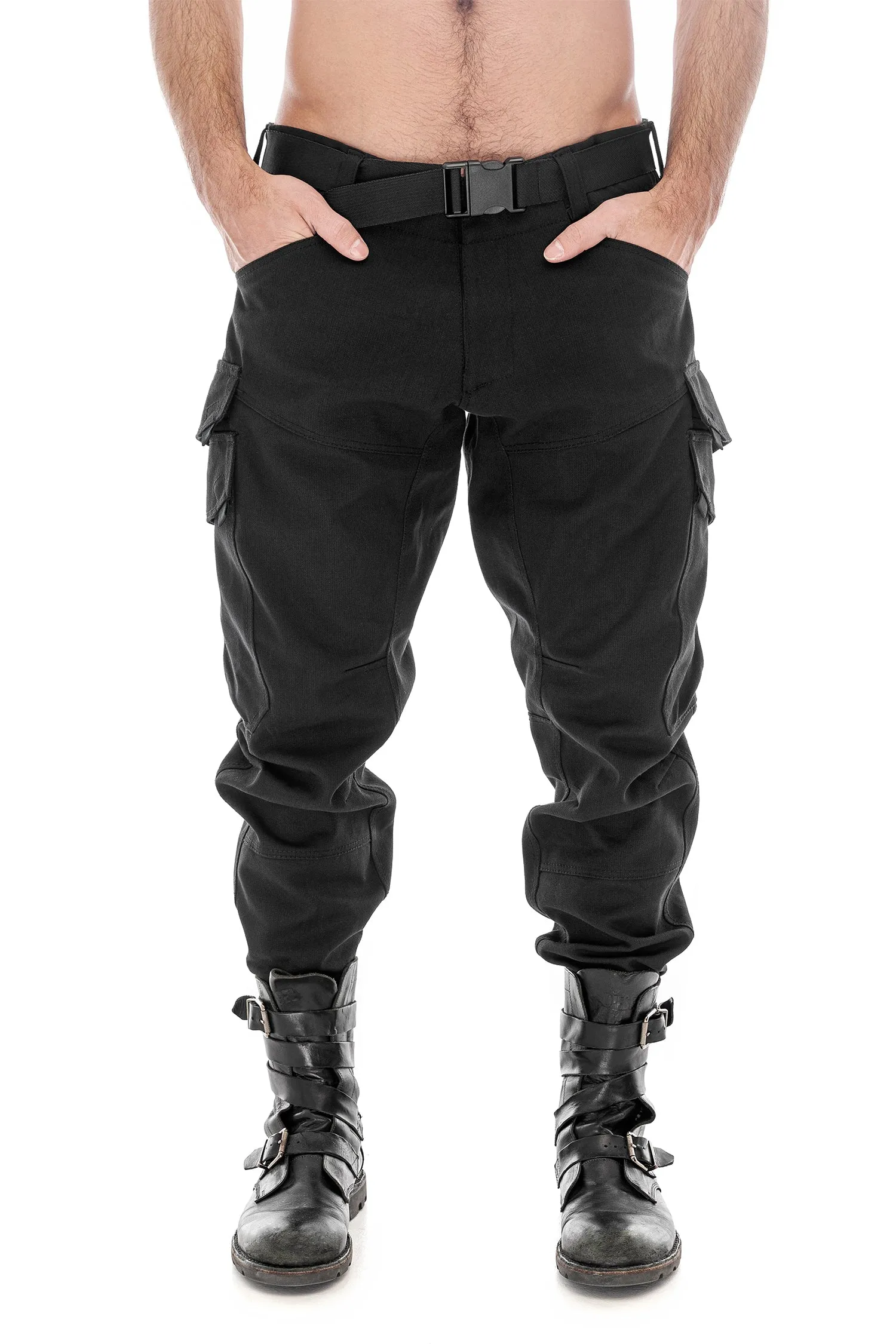 Cargo drop crotch harem pants