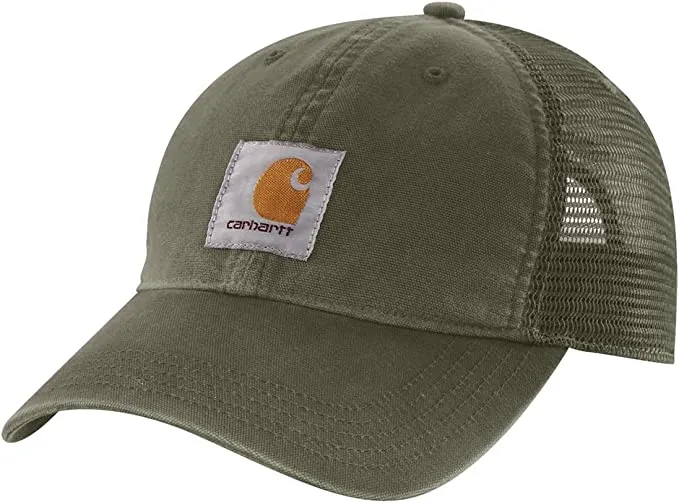 Carhartt Men's Canvas Mesh-Back Cap