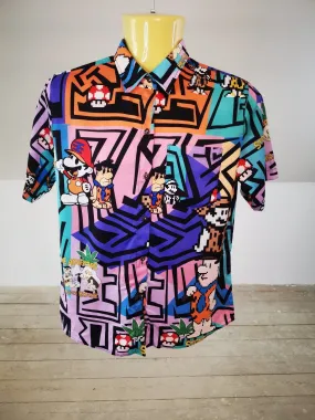 Cartoon Mario etc shirt