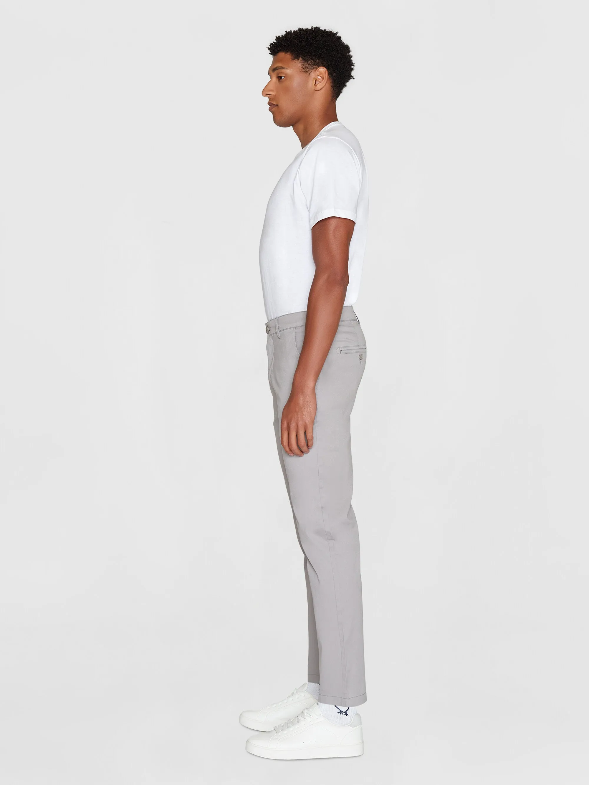 CHUCK regular chino poplin pant - Alloy