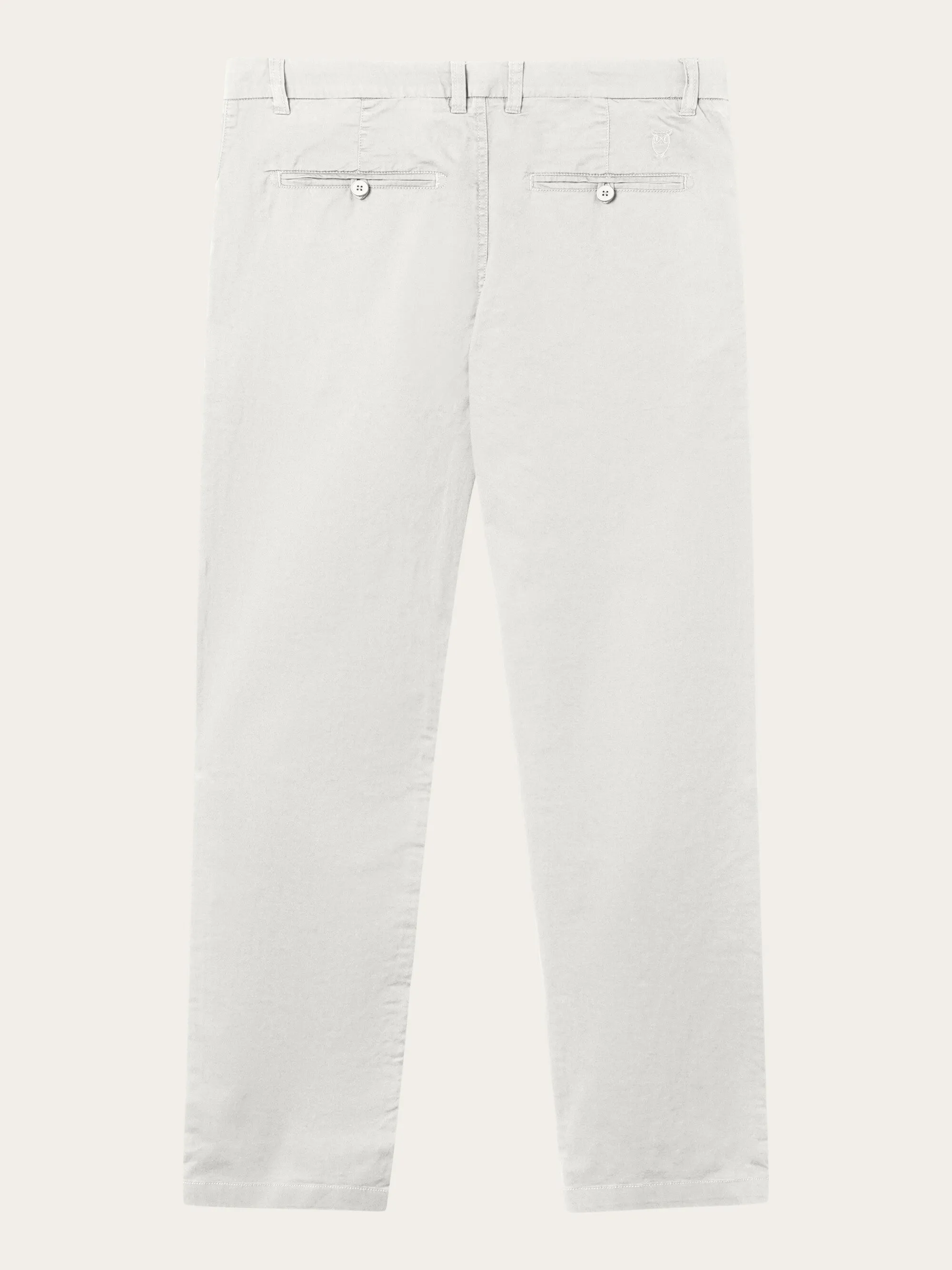 CHUCK regular chino poplin pant - Snow White